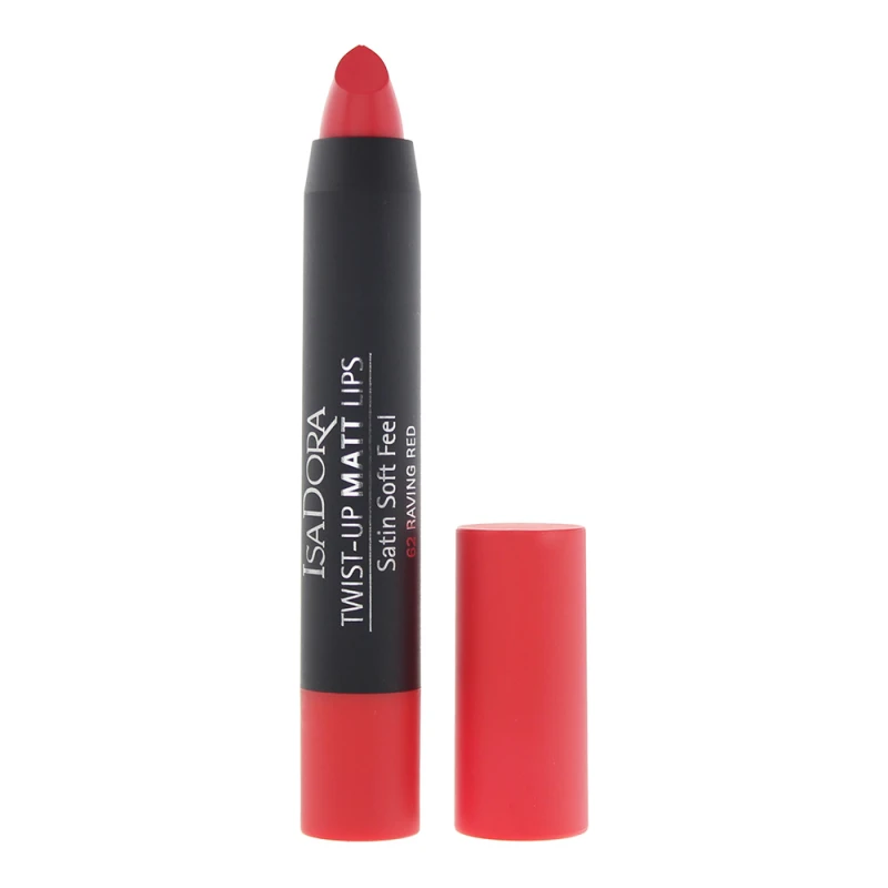 Image of Isadora Twist-up Matt Lips 62 Raving Red 3.3g