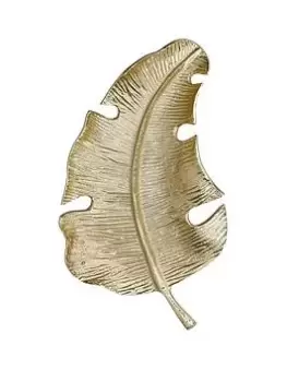 image of Artesa Brass Leaf Serving Platter