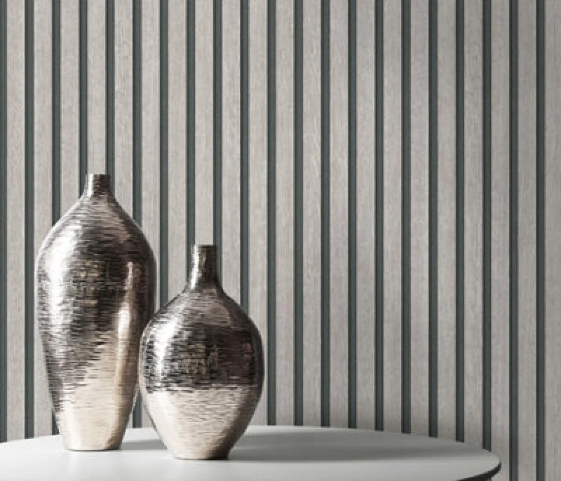 Image of Erismann Acoustic Panel - Light Taupe Non Woven Wallpaper