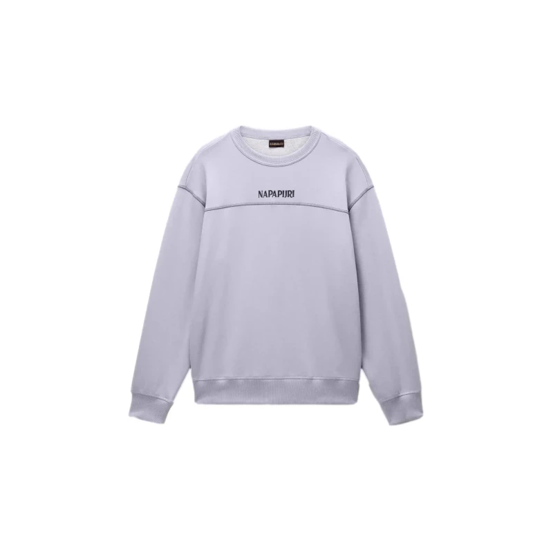 Image of French Terry Sweatshirt Napapijri Umbra Gris Male XS