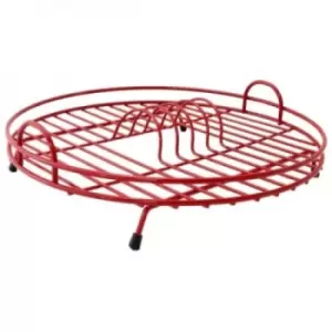 image of Delfinware Circular Drainer Red