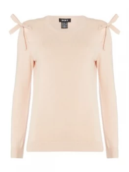 Image of DKNY 34 sleeve pullover Pink