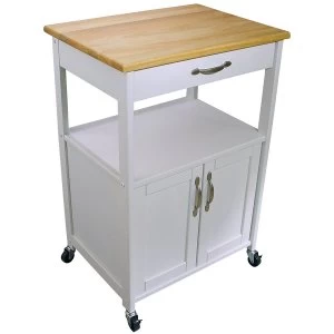 Image of Catskill by Eddingtons Kitchen Trolley White