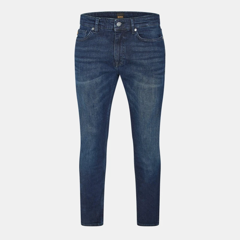 Image of Boss Straight Leg Delaware Jeans - Blue Blue 38 R