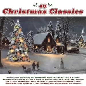 Image of 40 Christmas Classics by Various Artists CD Album