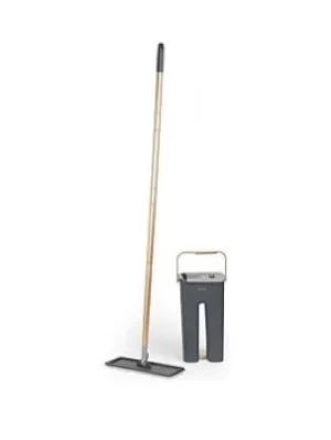 image of Beldray 150 Years Special Edition Space Saving Flat Head Mop And Bucket Set