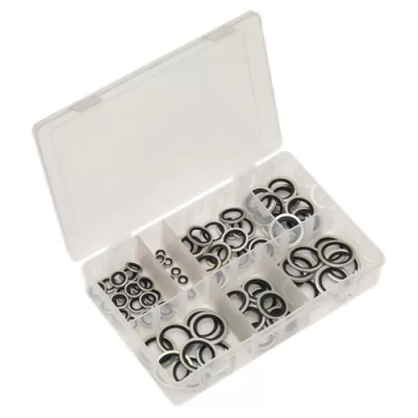 Image of Sealey AB011DS Bonded Seal (Dowty Seal) 84pc - BSP