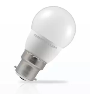 image of Crompton Lamps LED Golfball 5.5W B22 Dimmable Daylight Opal (40W Eqv)