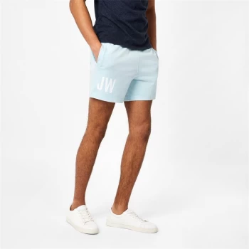 image of Jack Wills Merrington Jersey Shorts - Sky Blue