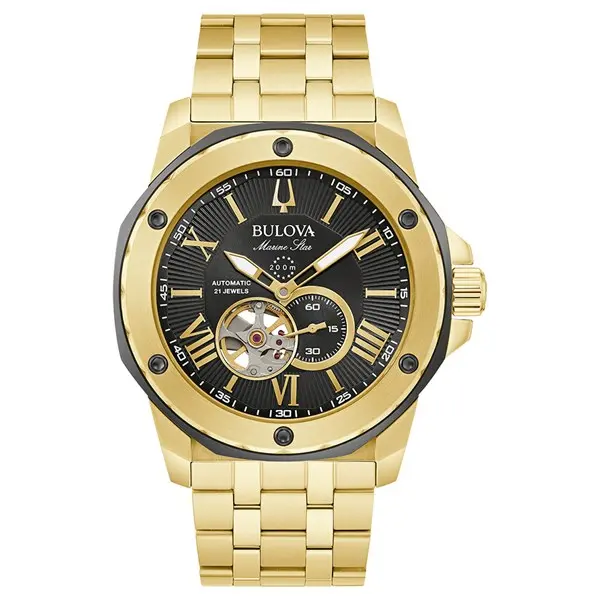 Image of Bulova Marine Star 98A273 Automatic Bracelet Watch - W09224