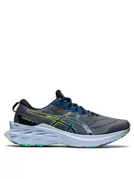 Image of Asics Novablast 2 Le, Black/White/Green, Size 10, Men
