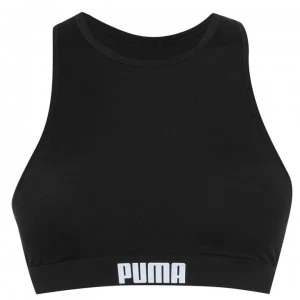 Puma Racer Back Swim Top - Black