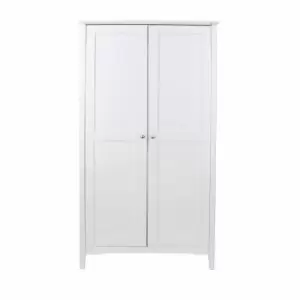Image of Como White White 5 Drawer Chest White