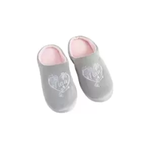 Image of Said with Sentiment Womens Nan Slippers Small