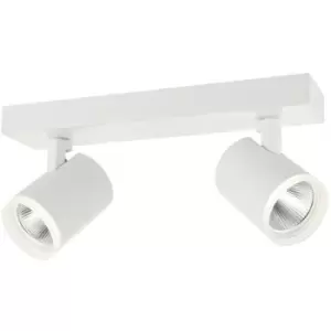 image of Netlighting Helvia Modern Twin Ceiling Spotlight Led, 4000K - ITLSPL-31991-2B-WH