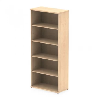 Image of Trexus Office Very High Bookcase 800x400x2000mm 4 Shelves Maple Ref