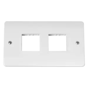 Image of DOUBLE SWITCH PLATE 4 GANG APERTURE