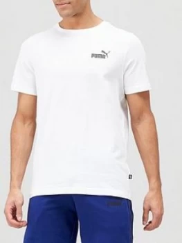 Puma Essentials Small Logo T-Shirt - White