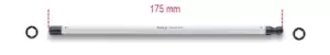 Image of Beta Tools 1281PE Reversible Ball Head Hex / Hex Screwdriver 2.5mm 012810342