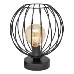 Image of Mercure Table Lamp Black 24cm