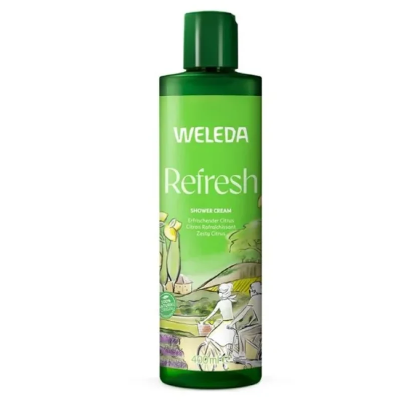 Image of Weleda Refresh Citrus Creamy Body Wash 400ml