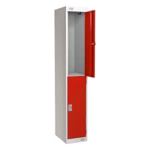 image of TC Group 2 Door Locker 300 x 300 x 1800 Red Door