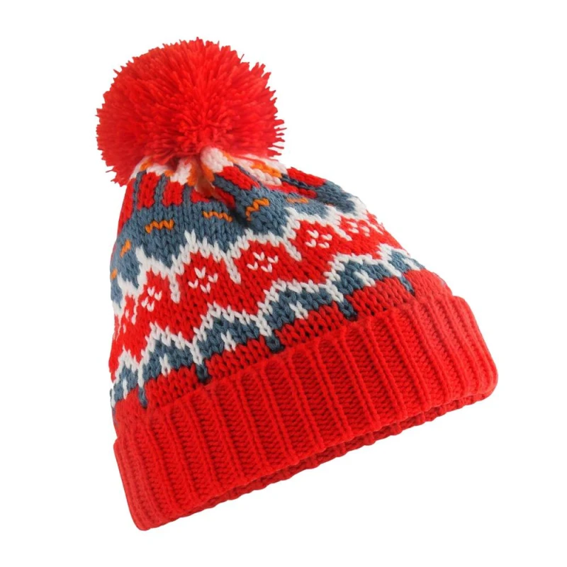 Image of Beechfield B528 womens Beanie in Red