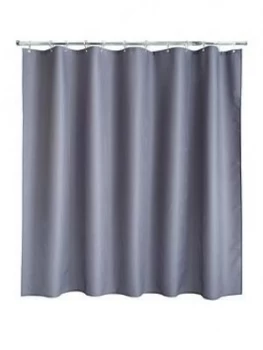 image of Aqualona Grey Waffle Shower Curtain