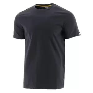 Image of Caterpillar Mens Essentials Short-Sleeved T-Shirt (L) (Black)