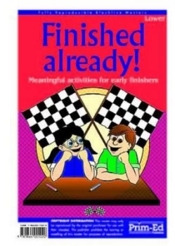 Image of Finished Already. Lower Paperback