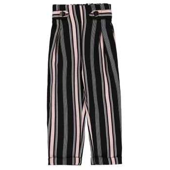 image of Firetrap Tapered Trousers Infant Girls - Black