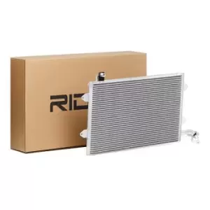 Image of RIDEX Condenser VW 448C0228 1H0820413,1H1820413,1H1820413A AC Condenser,Condenser, air conditioning