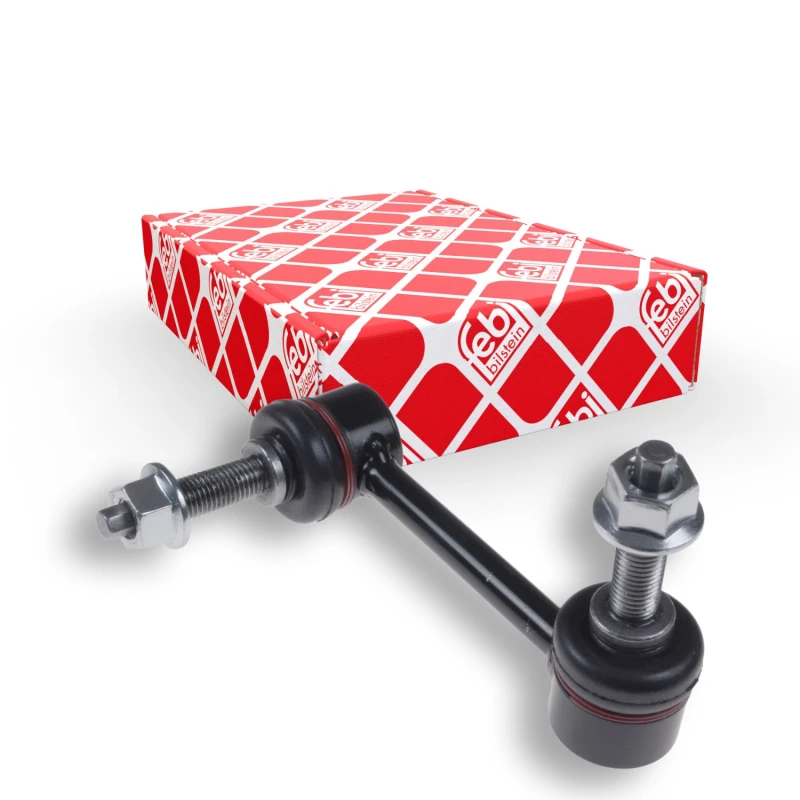 Image of FEBI BILSTEIN 48006 Anti-roll bar link Front Axle Right Steel Link Stabiliser (3229)