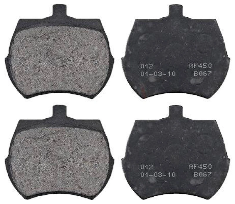 Image of A.B.S. 36011 Brake pad set without integrated wear sensor Brake Pad Set,disc brake (402)
