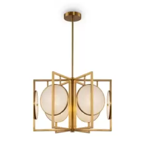 image of Marmo Modern Pendant Ceiling Light Gold