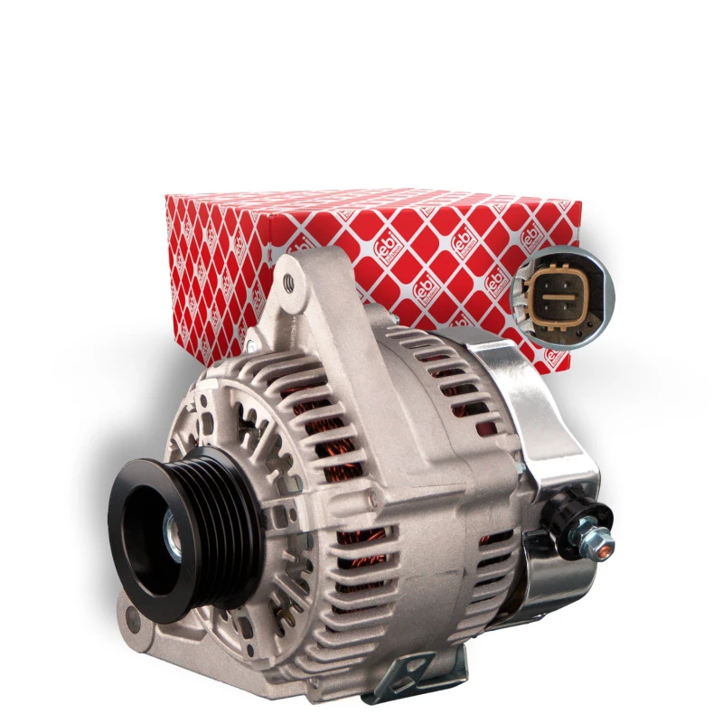 Image of FEBI BILSTEIN 101538 Generator Alternator Charging Current: 80A, Voltage: 12V Alternator (4)