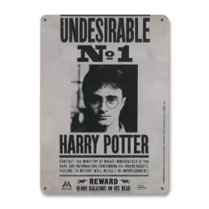 Harry Potter Tin Sign Undesirable No. 1 15 x 21 cm