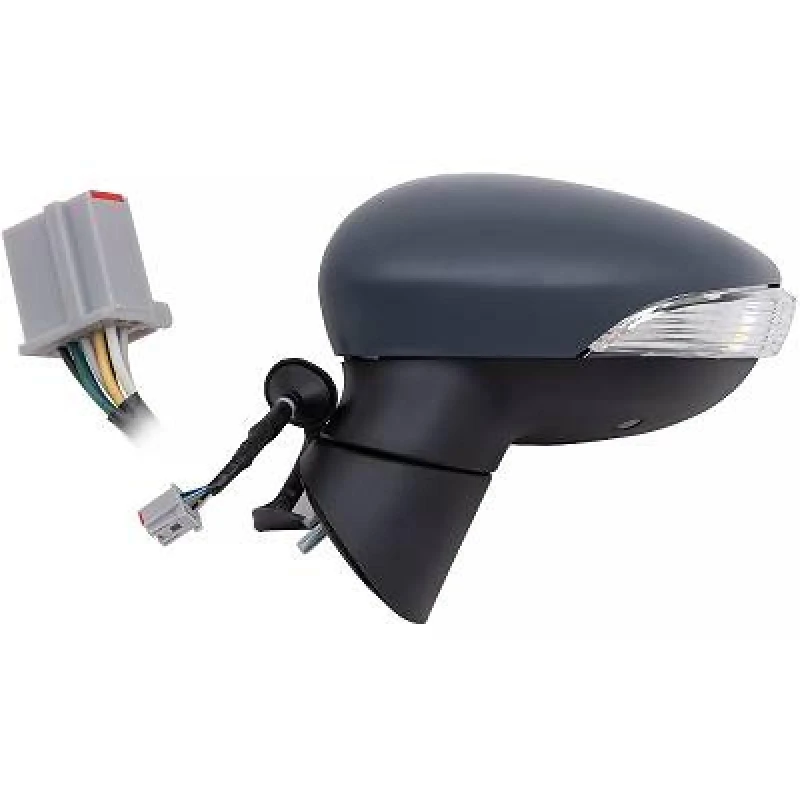 Image of DIEDERICHS 1405625 Wing mirror Left, Heatable, primed Outside Mirror (50)