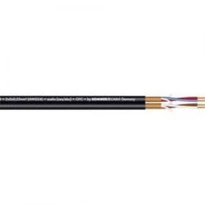 Image of Microphone cable 2 x 2 x 0.22 mm2 Black Sommer Cable