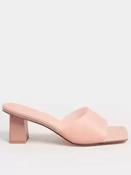 image of Long Tall Sally Perspex Heel - Nude, Nude, Size 11, Women