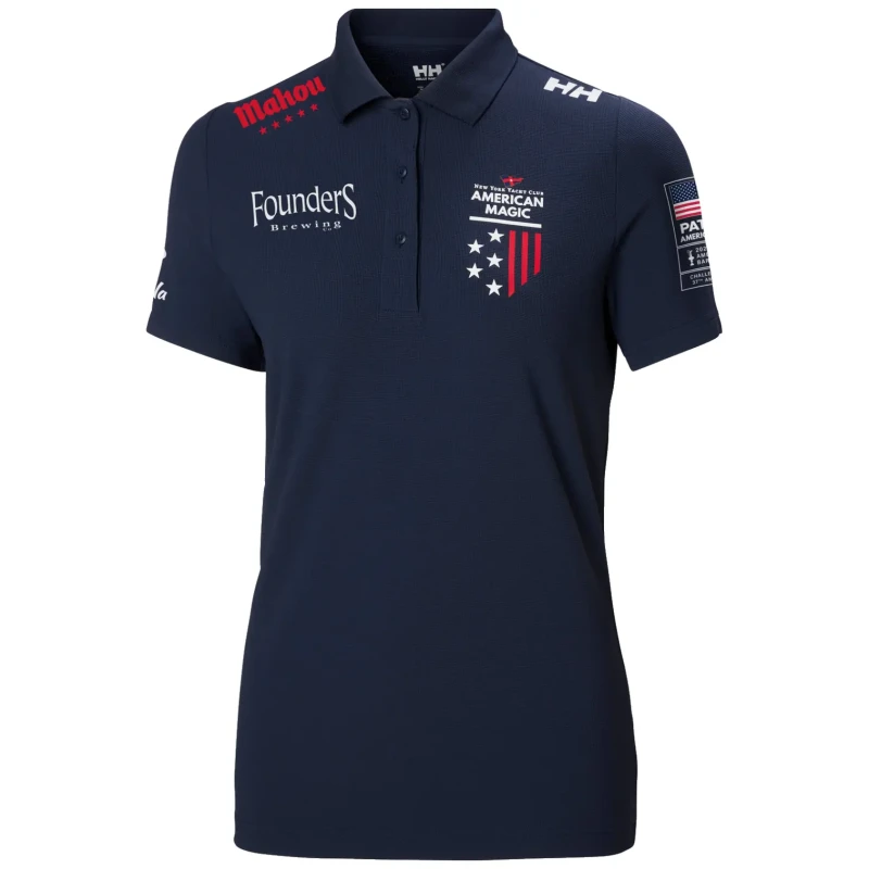 Image of Helly Hansen Womens polo shirt Helly Hansen Crew Tech Bleu Female L