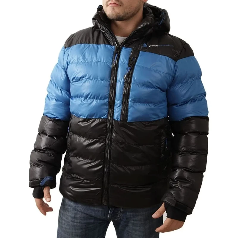 Image of Peak Mountain Ski jacket Peak Mountain Captin Noir Male 2XL CAPTIN/YL/B/NOIR - BLEU STRONG