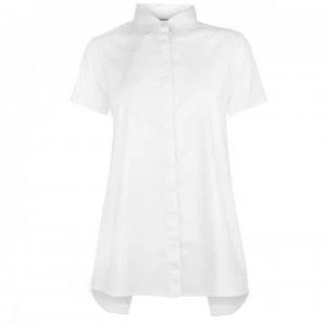 Image of Kangol Short Sleeve Wrap Shirt Ladies - White