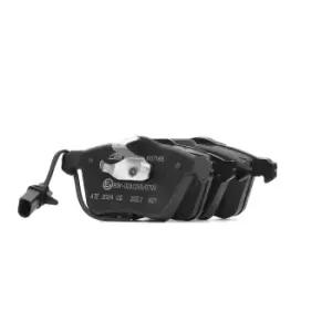 Image of ATE Brake pad set incl. wear warning contact 13.0460-7166.2 Brake pads,Brake pad set, disc brake AUDI,A6 Avant (4B5, C5),A6 Limousine (4B2, C5)