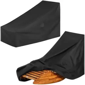 Image of Sun Lounger Cover Oxford Anthracite 144x57.5x92/35cm