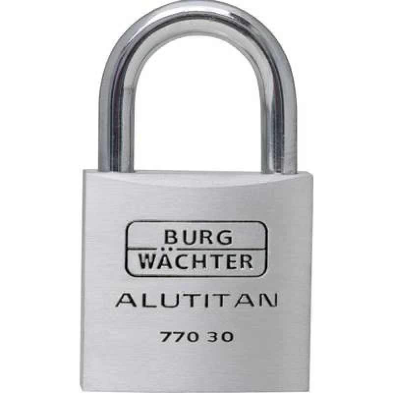 Image of Burg Waechter Burg Waechter 36021 Padlock 30.00 mm keyed-different Aluminium Key 36021