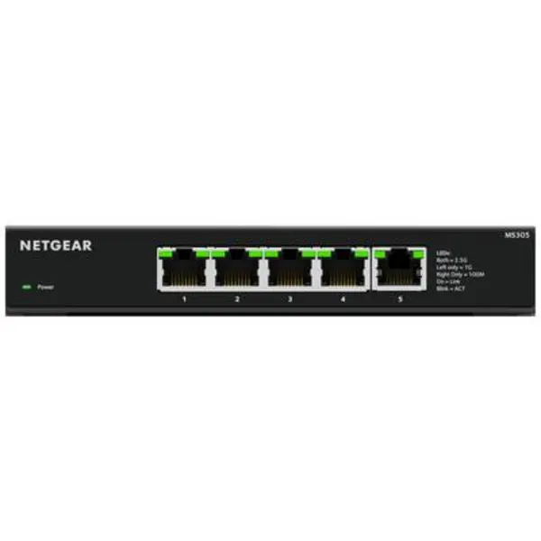 Image of Netgear MS305 Network RJ45 switch 5 ports 2.5 GBit/s MS305-100EUS