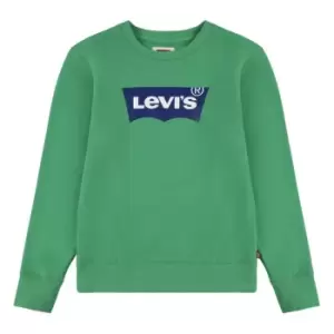 Image of Levis Children's Batwing Crew Sweatshirt - Green