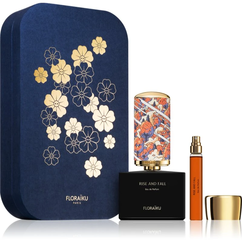 Image of Floraiku Rise & Fall 50ml Eau de Parfum Gift Set 50ml 10ml & Travel Case