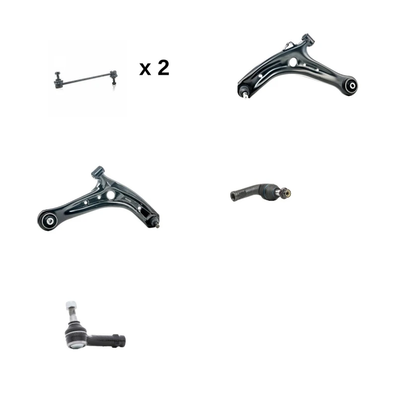 Image of RIDEX 772S1333 Control arm repair kit Front Axle, Control Arm Suspension Kit (772)